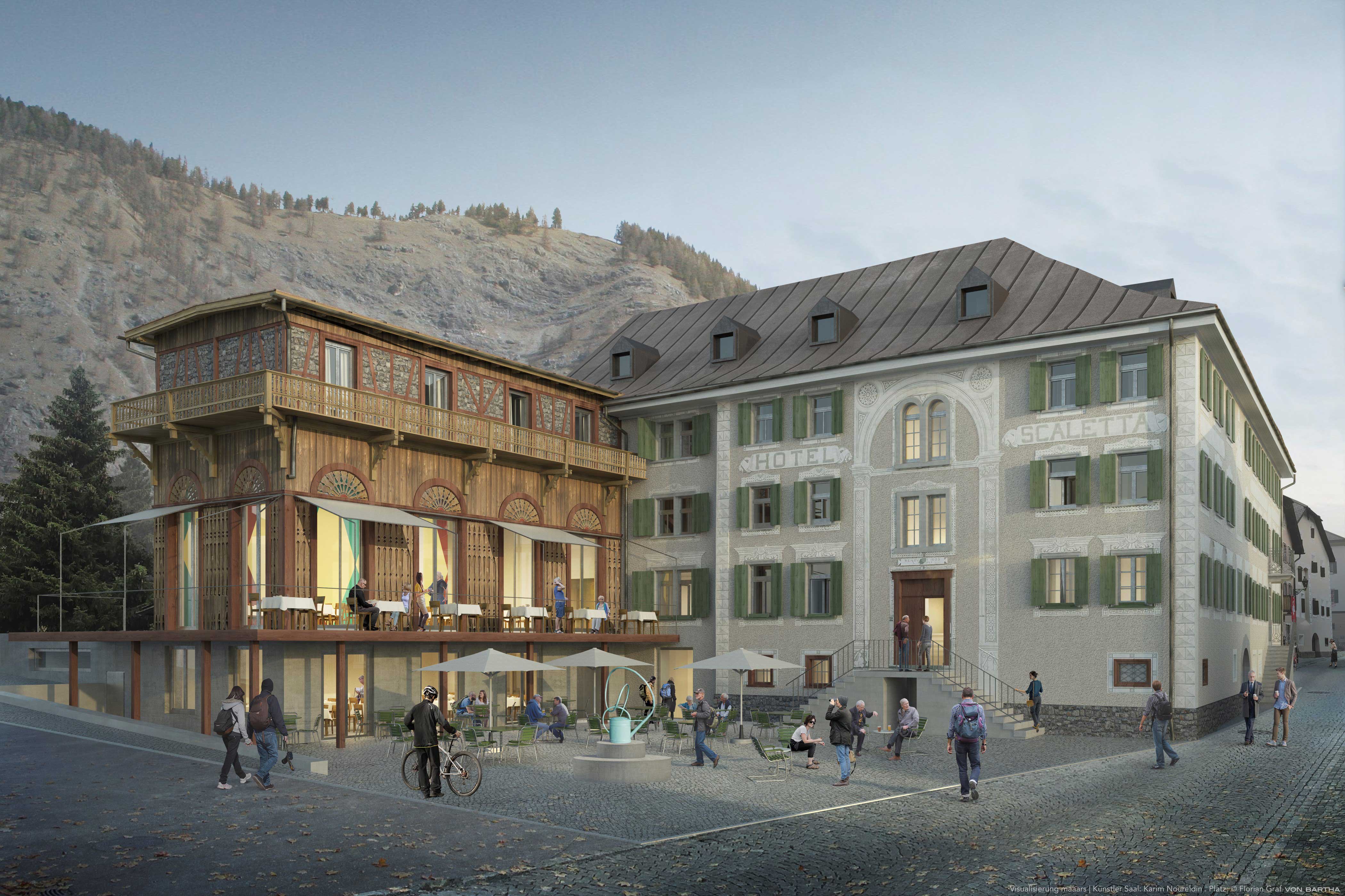 Projekt Umbau und Sanierung Hotel Scaletta in S-chanf